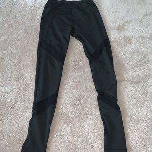 Women's Aerie Black Mesh Leggings